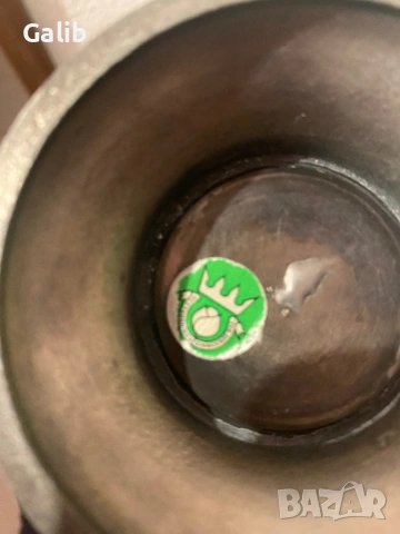 Калаени старинни предмети, часовник, свещник, чайник, подложки за чаши, снимка 9 - Антикварни и старинни предмети - 54058316