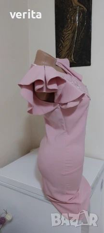 Розова официална рокля , снимка 7 - Рокли - 50781674