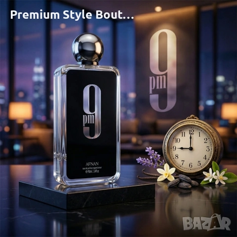 Мъжки парфюм Afnan 9PM - Интензивен амброво-пикантен мъжки аромат с гурме нотки, снимка 2 - Дамски парфюми - 54066972