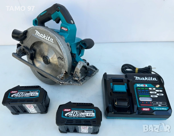 Makita HS 004G - Безчетков мощен ръчен циркуляр 2x40V 4.0Ah