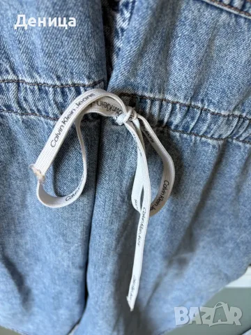 Calvin Klein Jeans Рокля тип дънкова риза  (Размер M / Oversize), снимка 4 - Рокли - 56319803