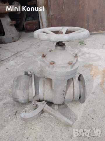 Шибърен кран DN150 с бърза връзка Perrot – индустриален, чугун