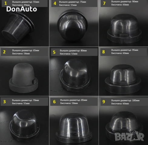 Гумени капаци за фарове, снимка 2 - Аксесоари и консумативи - 53135015