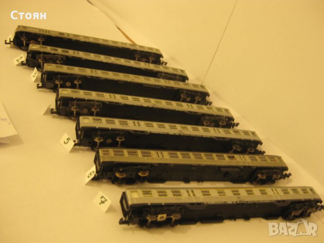 170121-B Вагони в мащаб N, 1:160, Флайшман Сива серия, снимка 4 - Колекции - 31459326