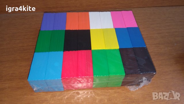 120 бр. дървени блокчета домино за 8.99лв. / всички дървени играчки, снимка 2 - Играчки за стая - 29969039