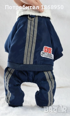 Зимен гащеризон за малка порода куче, снимка 3 - За кучета - 52772454