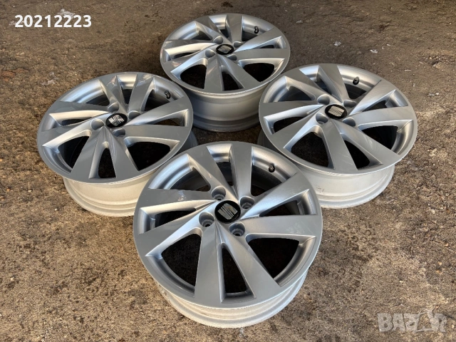 4 броя алуминиеви джанти за Seat Mii,Skoda Citigo,Volkswagen UP 15, снимка 7 - Гуми и джанти - 53165840