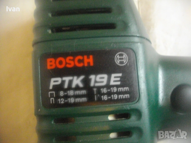 Като нов BOSCH PTK19E Немски оригинал ЕЛ.ТАКЕР БОШ Старо качество 1991г.Комбиниран 19мм с ел.контрол, снимка 4 - Такери - 54017679