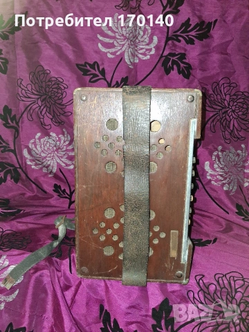 Стар диатоничен акордеон, снимка 5 - Антикварни и старинни предмети - 53994151