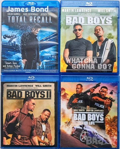Блу Рей (Blu Ray) 4 филма с БГ субтитри. Издания за България