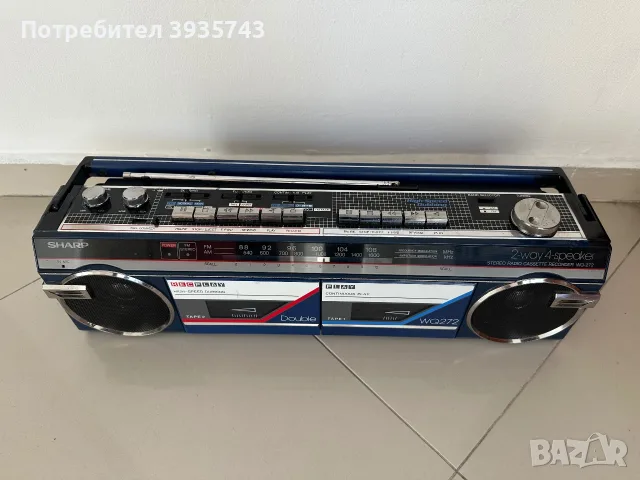 Sharp WQ 272 Japan ПРОМОЦИЯ, снимка 3 - Радиокасетофони, транзистори - 56381822