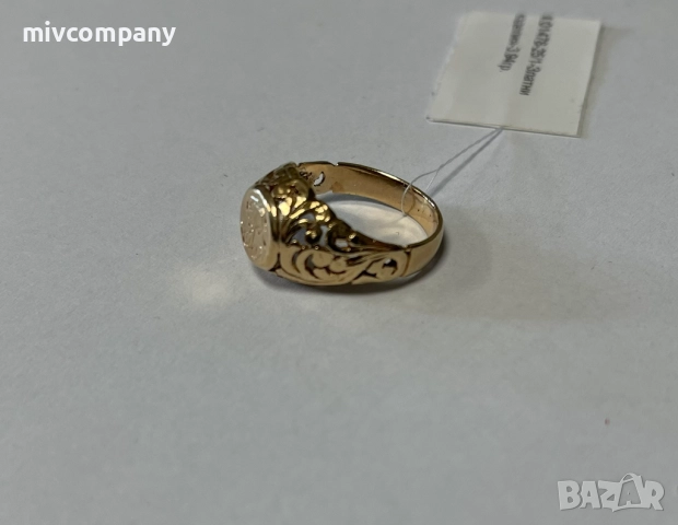 Златен пръстен 3.94гр., снимка 5 - Пръстени - 52615392
