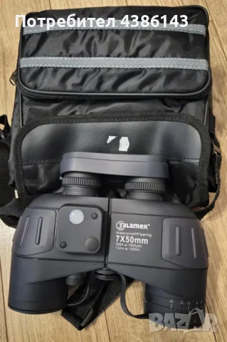 Продавам морски бинокъл Talamex 7x50 с калъф, снимка 4 - Екипировка - 50100790
