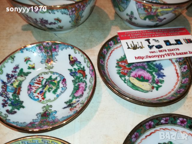 ръчно рисувани купички внос германия 1809212008, снимка 6 - Антикварни и старинни предмети - 34176865