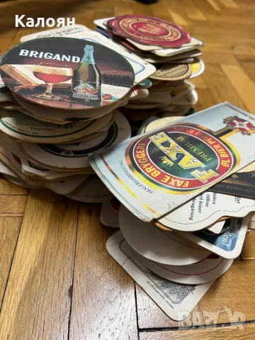 Колекция винтидж подложки за бира предимно немски, снимка 7 - Колекции - 48443545