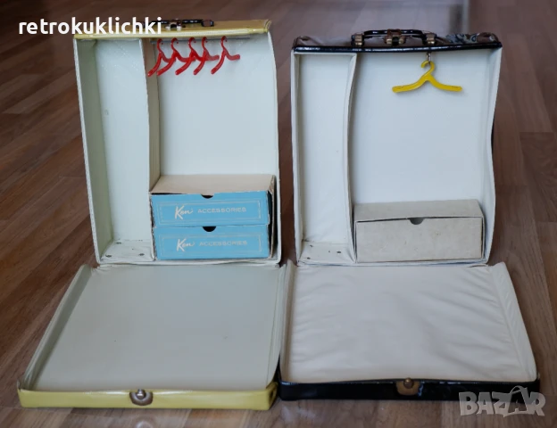 Куфарчета-гардероби за кукли Барби и Кен от 60-те, Barbie, снимка 2 - Кукли - 51339362