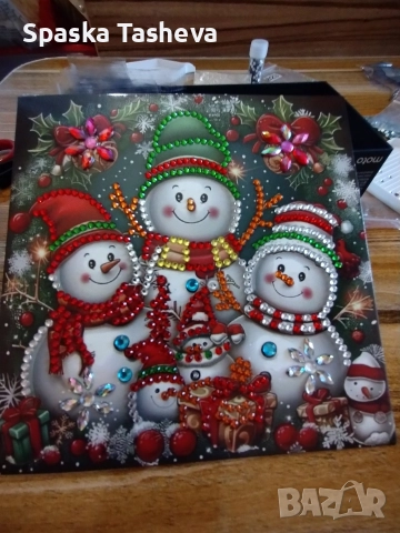 Диамантени коледни картички , снимка 17 - Други - 52764319