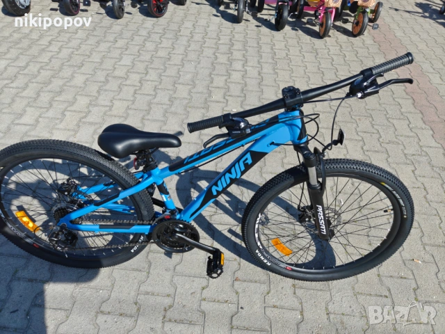 BG Алуминиев велосипед 26" NINJA син, снимка 3 - Велосипеди - 54335005