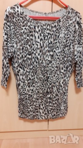 Дамска туника/ блуза с леопардов принт, снимка 1 - Туники - 25132381