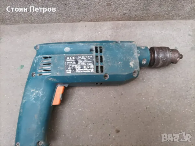 Дрелка AEG регулиране на оборотите , снимка 4 - Бормашини - 48253266