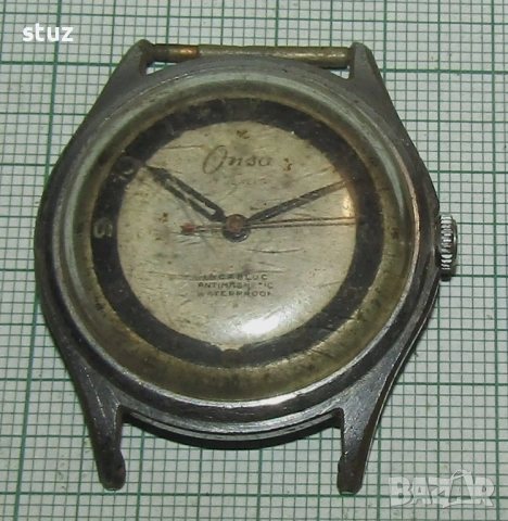 Мъжки часовници Onsa, за възстановяване, или за части, сет 2бр., снимка 5 - Антикварни и старинни предмети - 53297203