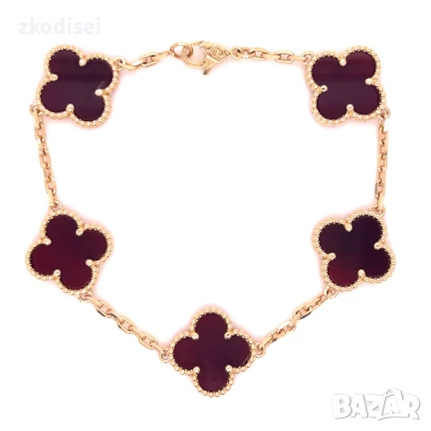 Златна дамска гривна Cleef 9,79гр. 18,0см. 14кр. проба:585 модел:32159-3, снимка 1