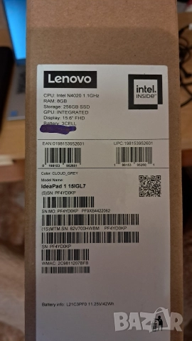 Нов лаптоп lenovo, снимка 7 - Лаптопи за работа - 52558480