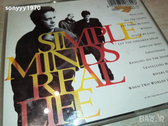 SIMPLE MINDS REAL LIFE ORIGINAL CD-ВНОС GERMANY 1402241550, снимка 5 - CD дискове - 44292743