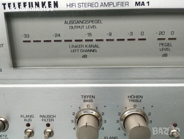 Telefunken MA 1 , снимка 2 - Ресийвъри, усилватели, смесителни пултове - 52791030
