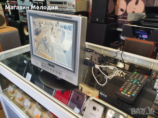 8" телевизор Super TFT LCD Digital Color Monitor/TV с декодер и антена. Работи на 12 и 220 волта. Де, снимка 7 - Телевизори - 42431464