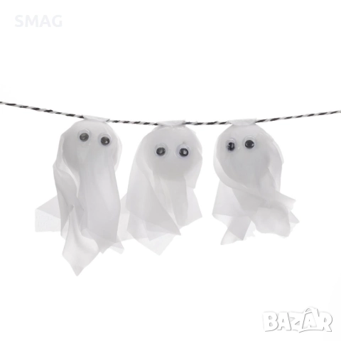 Halloween / Хелоуин хартиена гирлянд с духчета – 1,5м_1207611