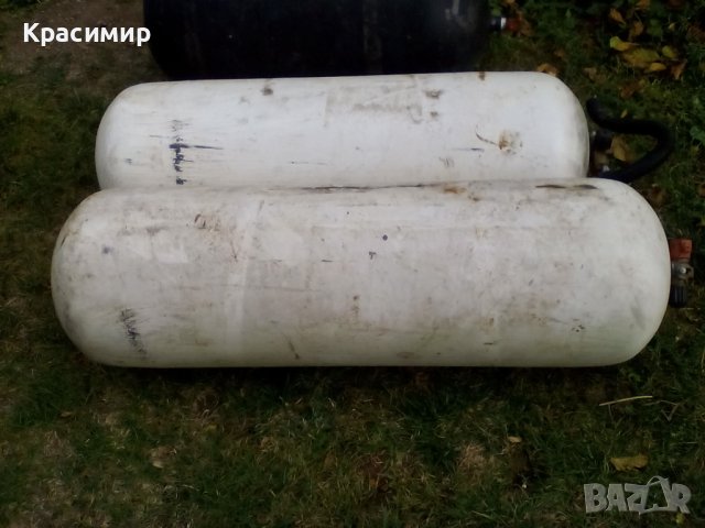 90,95 литрови метан бутилки 1,12,1,24сантиметрови 2011г- 350 лв брой