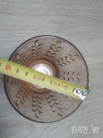 стара стъклена захарница, снимка 2 - Други ценни предмети - 39158931