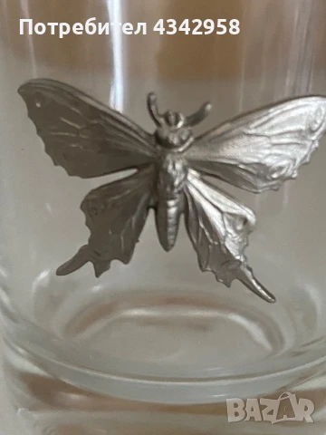 Reims. France. Vintage. 1970г. Стъклена чаша., снимка 2 - Антикварни и старинни предмети - 51372641