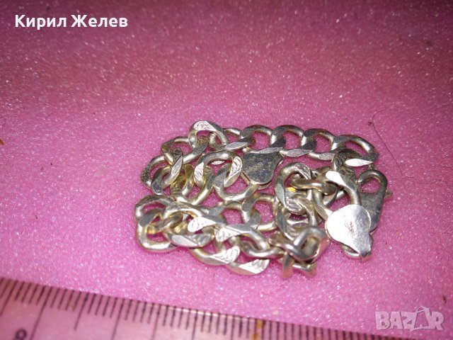 СТИЛНО ОРНАМЕНТИРАНА СРЕБЪРНА ГРИВНА СРЕБРО 925 ВИНТИДЖ ПЛЕТКА РЪЧНА БИЖУТЕРСКА ИЗРАБОТКА 43285, снимка 14 - Гривни - 44315418