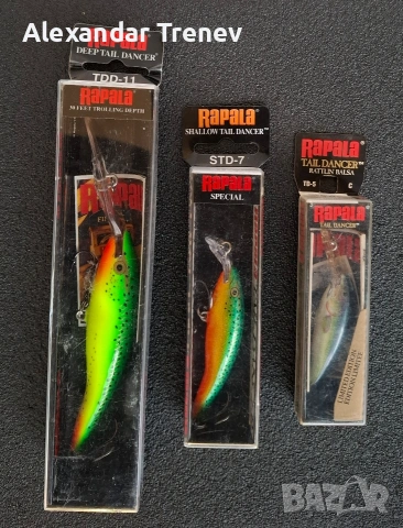Воблери Rapala TD и TDD, снимка 5 - Такъми - 54168718