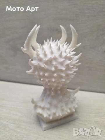 Демонска Дяволска Глава Фигура Демон Дявол Diablo 3D Принт за Оцветяване, снимка 3 - Статуетки - 54090626