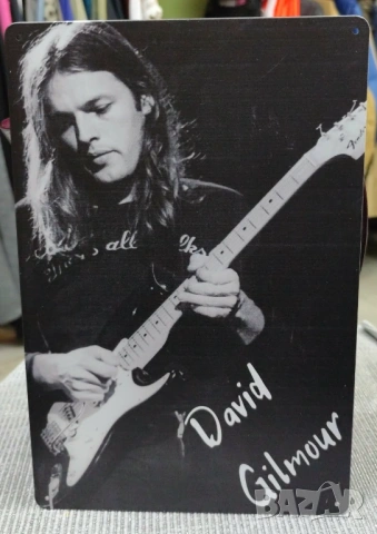 David Gilmour-метална табела (плакет)