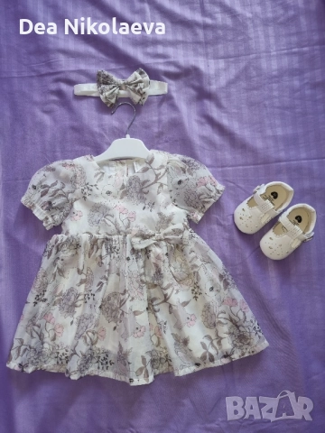 Официална бебешка рокля, снимка 2 - Бебешки рокли - 51729956