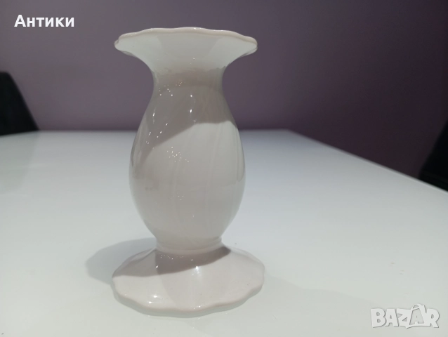 Порцеланов баварски стар свещник 