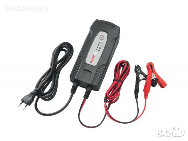 Компактно зарядно устройство за акумулатор 12V C1 BOSCH /0 189 999 01M/ 12 месеца гаранция, снимка 1 - Аксесоари и консумативи - 30745465