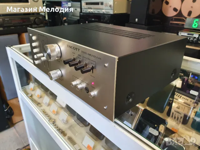 Усилвател Scott A 416 В отлично техническо и визуално състояние., снимка 8 - Ресийвъри, усилватели, смесителни пултове - 47532392