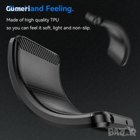 Samsung Galaxy A06  Противоударен Силиконов Гръб Карбон, снимка 7 - Калъфи, кейсове - 49749605