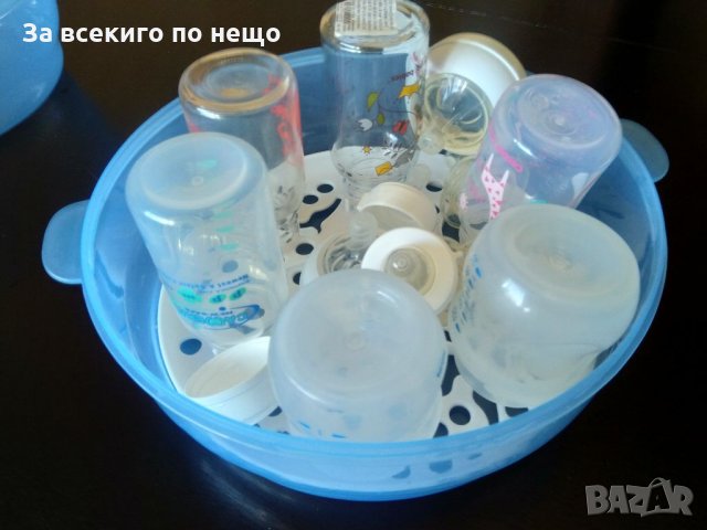 Бебешки стерилизатор за микровълнова печка, снимка 5 - Стерилизатори - 33745137