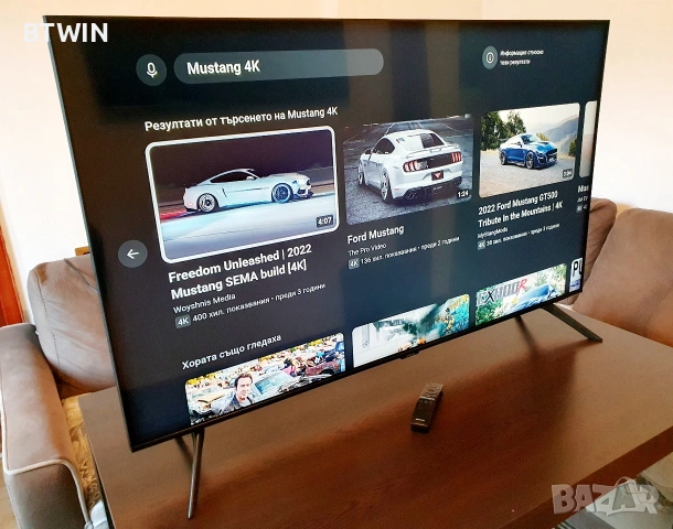 Телевизор - Samsung 50 ИНЧА - QLED - SMART TV - 4K !, снимка 6 - Телевизори - 53926020