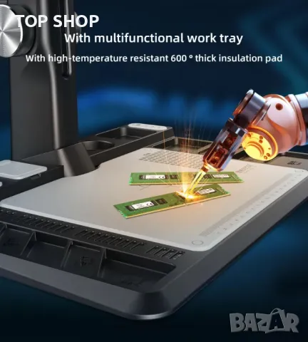 Дигитален LCD микроскоп с 7" IPS екран 1600x увеличение 12 милиона пиксела лупа, снимка 6 - Друга електроника - 49093006