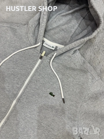 Мъжки суитшърт LACOSTE. Размер M/L, снимка 3 - Спортни дрехи, екипи - 54304522