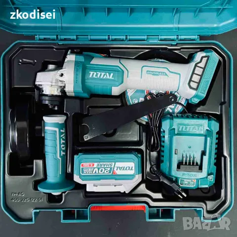 Акумулаторен ъглошлайф TOTAL INDUSTRIAL