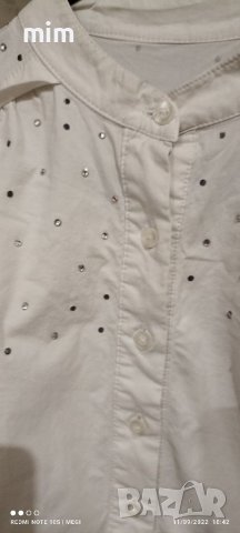 Овърсайс риза с камъчета!!, снимка 2 - Ризи - 37969888