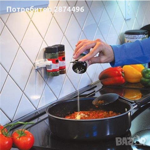 2821 Органайзер за подправки, Лепящ с 20 отделения,, снимка 3 - Аксесоари за кухня - 35346566